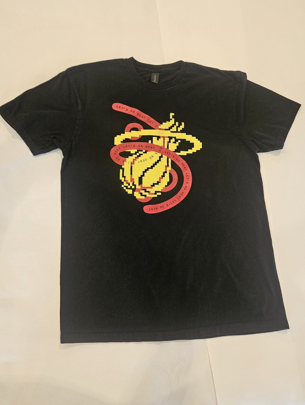 Black Miami Heat Basketball Tee